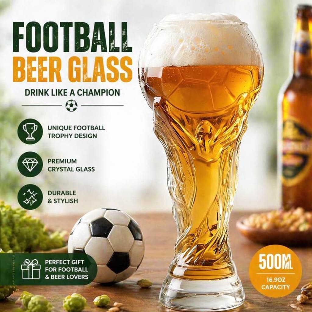 GoalCup Champion Trophy Glass